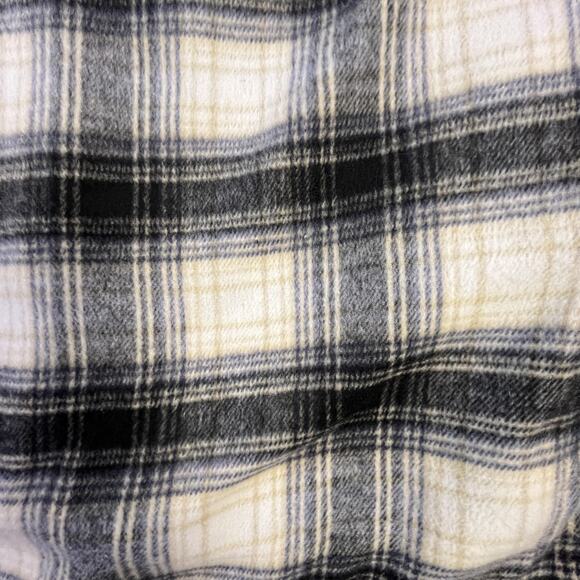 Banana Republic Shirt Jacket Womens Small Wool Blend Plaid Shacket Button Front - Picture 9 of 10